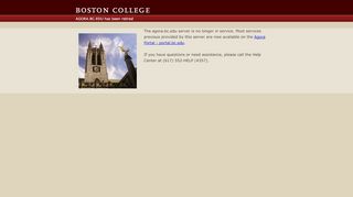 
                            1. Agora Portal - Boston College