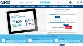 
                            4. Agos | Prestiti e Finanziamenti Online fino a 30.000€ in sole 48h