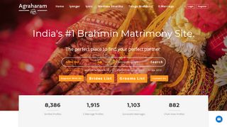 
                            11. Agraharam Brahmin Matrimony - Iyer , Iyengar , …