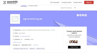 
                            5. agrarzeitung.de | ZoomInfo.com