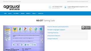 
                            2. Agrawal and Sons MS-CIT and GCC Typing Training Suite: Home