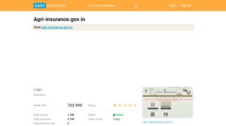 
                            5. Agri-insurance.gov.in: Login - Easy Counter