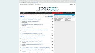 
                            8. Agriculture dictionary | Lexicool