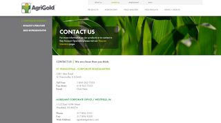 
                            2. AgriGold - Contact Us