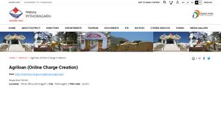 
                            5. Agriloan (Online Charge Creation) | Pithoragarh | India