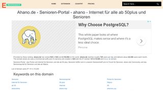 
                            9. Ahano.de - Senioren-Portal - ahano - Internet für alle ab ...