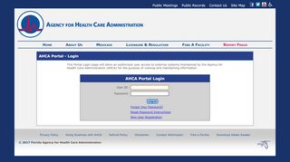 
                            2. AHCA Portal Login - MyFlorida.com