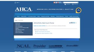 
                            6. AHCA/NCAL Bed Count Portal