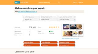 
                            3. Ahd.maharashtra.gov.login.in - Easy Counter