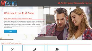 
                            2. AHG Portal :: Dashboard - AHG Home Warranty