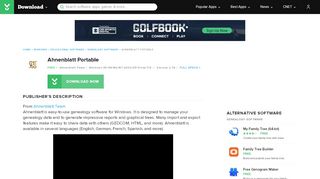 
                            6. Ahnenblatt Portable - Free download and software reviews - CNET ...