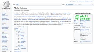 
                            7. Ahold Delhaize - Wikipedia