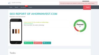 
                            1. ahorninvest.com | Free Online SEO Audit for ahorninvest ...