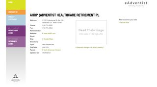 
                            2. AHRP (Adventist Healthcare Retirement Pl - eAdventist