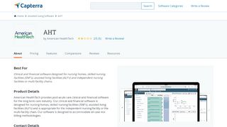 
                            6. AHT Reviews and Pricing - 2019 - Capterra