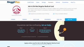 
                            5. AIA A-Life Med Regular Medical Card - 100 years of protection