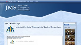 
                            9. AIA – Member Login | JMS Association Management