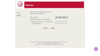 
                            4. AIA MPF Member Online Homepage > Login