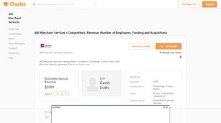 
                            9. AIB Merchant Services Competitors, Revenue and Employees - Owler ...