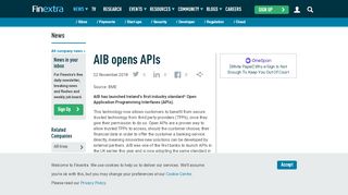 
                            8. AIB opens APIs - Finextra