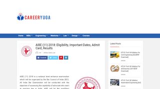 
                            7. AIBE (11) 2018: Eligibilty, Important Dates, Admit …