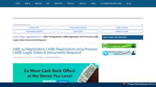 
                            3. AIBE Registration 2019 | AIBE 14 Online Registration ...