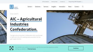 
                            7. AIC – Agricultural Industries Confederation - Lloyd's Register