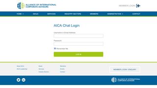 
                            4. AICA Chat Login | AICA