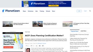 
                            9. AICP: Does Planning Certification Matter? - Features | Planetizen