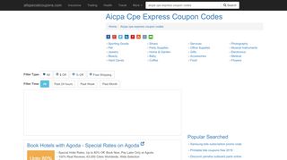 
                            9. Aicpa Cpe Express Coupon Codes - allspecialcoupons.com