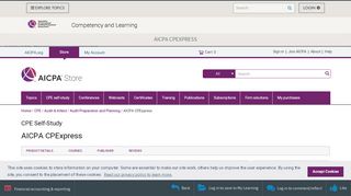 
                            6. AICPA CPExpress - competency.aicpa.org