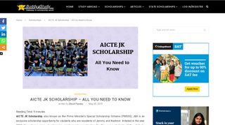 
                            4. AICTE JK Scholarship- Know its Eligibility, Application, Rewards, Key ...