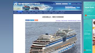 
                            9. AIDABLU - IMO 9398888 - Callsign IBWX - ShipSpotting.com ...