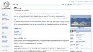 
                            4. AIDAblu - Wikipedia