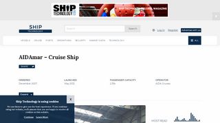 
                            9. AIDAmar – Cruise Ship - Ship Technology