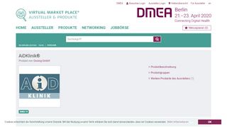 
                            6. AiDKlinik®: Dosing GmbH - DMEA - Produkt