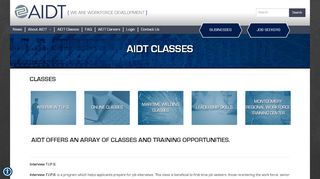 
                            4. AIDT Classes