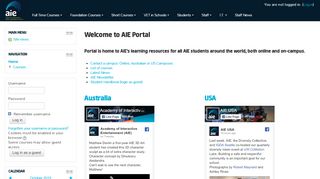 
                            1. AIE Portal