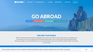 
                            2. AIESEC United States: Go Abroad