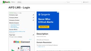 
                            6. AIFD LMS - Login - AboutUs