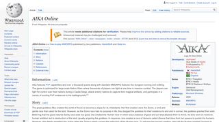 
                            8. AIKA Online - Wikipedia