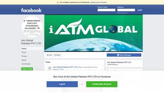 
                            9. Aim Global Pakistan PVT LTD - Home | Facebook