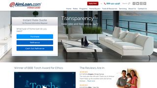 
                            2. AimLoan Home Page | AimLoan.com