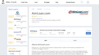 
                            6. AimLoan.com - customer reviews and ratings