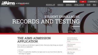 
                            6. Aims Admission Application - Enrollment and Registrar - Aims ...