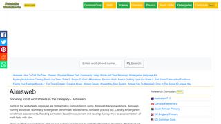 
                            5. Aimsweb Worksheets - Printable Worksheets