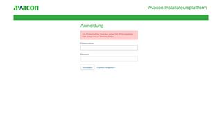 
                            2. AIP: Avacon Installateursplattform