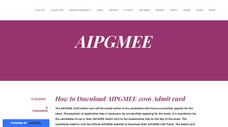 
                            7. AIPGMEE - entrancehub.weebly.com