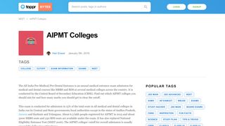 
                            9. AIPMT Cut Offs 2015 and Top Colleges - toppr.com