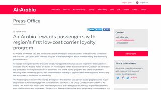 
                            6. Air Arabia rewards passengers with region’s first low-cost ...